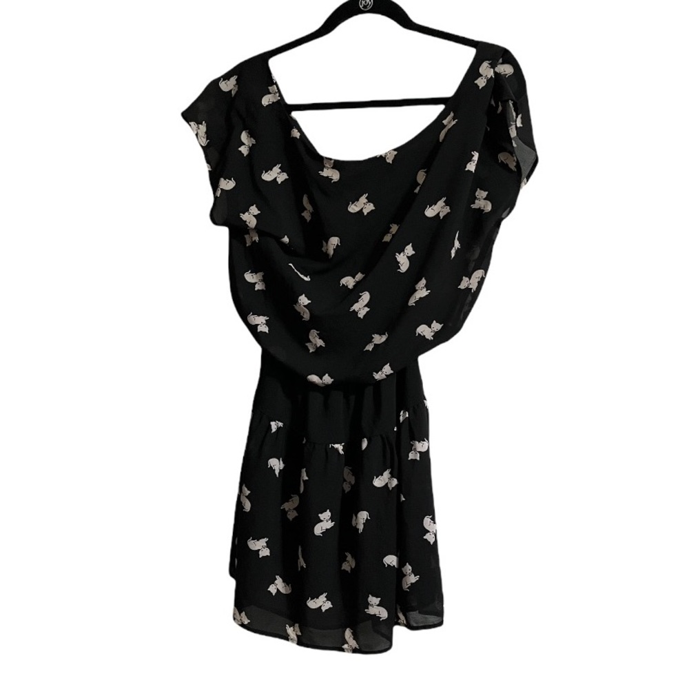 Cat-Print Dress - Picture 6 of 6
